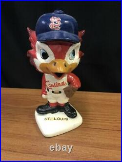 Vintage 1963 St. Louis Cardinals Bobble Head Bird Mascot Nodder