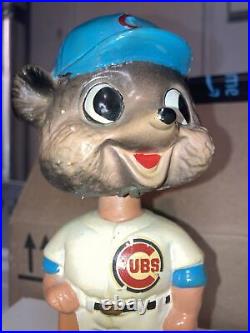 Vintage 1967 Chicago Cubs Bobblehead Gold Base