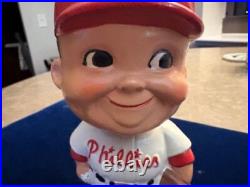 Vintage 1967 Phillies Bobblehead/Nodder withGold Base Japan