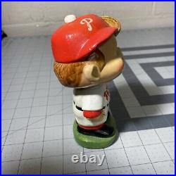 Vintage 60's Philadelphia Phillies Green Base Bobbing Head/ Nodder/ Bobblehead