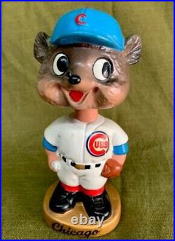 Vintage Bobble Head Chicago Cubs Baseball Mascot Beautiful