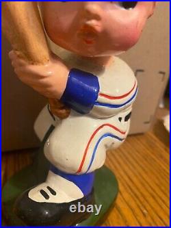 Vintage Bobblehead Nodder Baseball Montreal Expos 1960's Ceramic