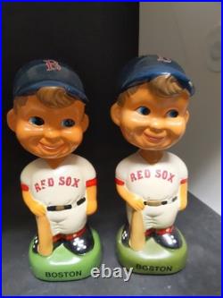 Vintage Boston Red Sox MLB Bobblehead Nodder Blue Cap Green Base Rare