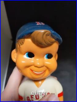 Vintage Boston Red Sox MLB Bobblehead Nodder Blue Cap Green Base Rare