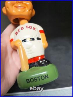 Vintage Boston Red Sox MLB Bobblehead Nodder Blue Cap Green Base Rare