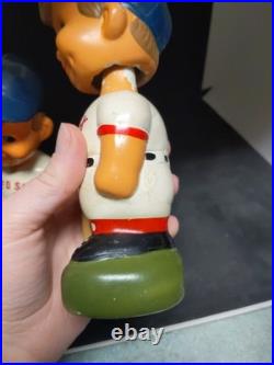 Vintage Boston Red Sox MLB Bobblehead Nodder Blue Cap Green Base Rare