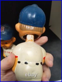Vintage Boston Red Sox MLB Bobblehead Nodder Blue Cap Green Base Rare