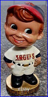 Vintage California Angels Baseball Bobblehead Nodder 1968 Japan Near Mint Cond