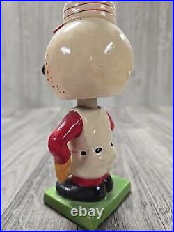 Vintage Cincinnati Reds Baseball Bobble Head Nodder Green Base 1960