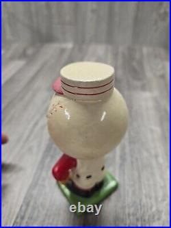 Vintage Cincinnati Reds Baseball Bobble Head Nodder Green Base 1960