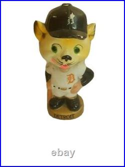 Vintage Detroit Tigers Mascot Baseball Bobblehead Bobble Nodder