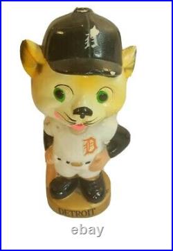 Vintage Detroit Tigers Mascot Baseball Bobblehead Bobble Nodder