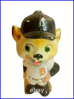 Vintage Detroit Tigers Mascot Baseball Bobblehead Bobble Nodder