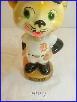 Vintage Detroit Tigers Mascot Baseball Bobblehead Bobble Nodder