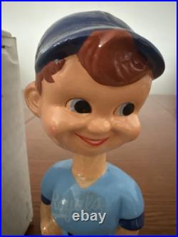 Vintage Kansas City Royals Bobblehead Nodder Green Base With Box