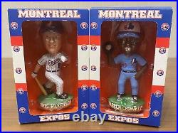Vintage MLB Montreal Expos Bobbleheads Wilkerson & Cromartie SGA 2004 with Stubs