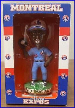 Vintage MLB Montreal Expos Bobbleheads Wilkerson & Cromartie SGA 2004 with Stubs