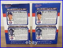 Vintage MLB Montreal Expos Bobbleheads Wilkerson & Cromartie SGA 2004 with Stubs