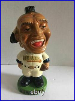 Vintage Milwaukee Braves Indian Head Bobblehead 1962