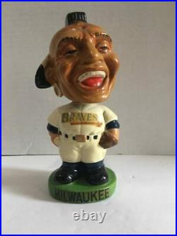 Vintage Milwaukee Braves Indian Head Bobblehead 1962