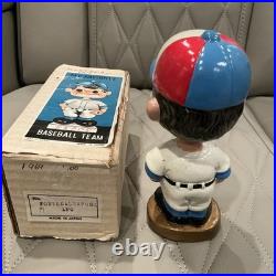 Vintage Montreal Expos Baseball Bobblehead Gold Base RARE With Box