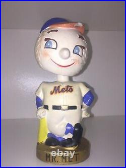 Vintage New York Mets MR MET Bobblehead Nodder Coin Bank