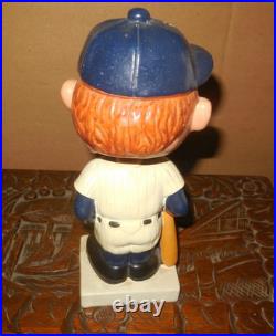 Vintage New York Yankees 1960's Nodder Bobblehead / Square White Base