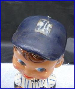 Vintage New York Yankees Bobblehead Nodder MLB Baseball Green Base