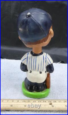 Vintage New York Yankees Bobblehead Nodder MLB Baseball Green Base