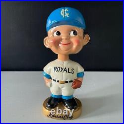 Vintage Original 1960's Kansas City Royals Bobblehead Gold Base Nodder Japan