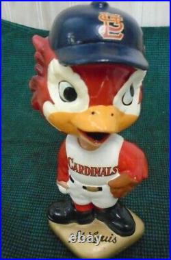 Vintage Rare St Louis Baseball Cardinals Bobblehead Nodder 1968 Sticker Japan