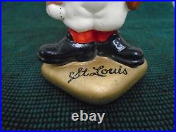 Vintage Rare St Louis Baseball Cardinals Bobblehead Nodder 1968 Sticker Japan