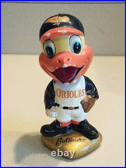 Vintage Sports Specialties Bobblehead Nodder Baltimore Orioles 1967 Gold Sticker