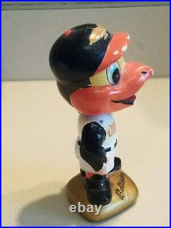 Vintage Sports Specialties Bobblehead Nodder Baltimore Orioles 1967 Gold Sticker