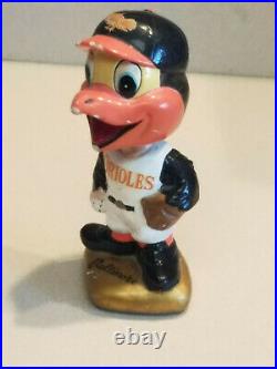 Vintage Sports Specialties Bobblehead Nodder Baltimore Orioles 1967 Gold Sticker