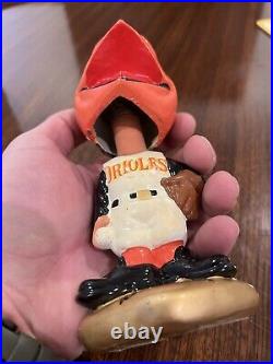 Vintage Sports Specialties Bobblehead Nodder Baltimore Orioles Gold Base With Box