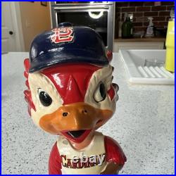 Vintage St. Louis Cardinals Fredbird Fred Bobble head 1962 Japan S. S. Corp