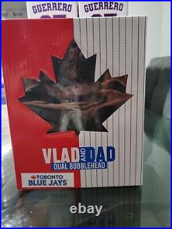 Vlad & Dad Vladimir Guerrero Jr Dual Bobblehead Toronto Blue Jays Sga Nib