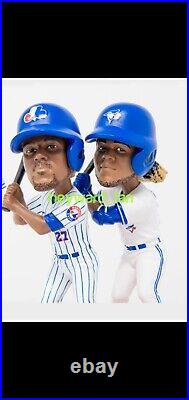 Vlad & Dad Vladimir Guerrero Jr Dual Bobblehead Toronto Blue Jays Sga Nib