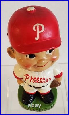 Vtg 1962-64 Philadelphia Phillies Green Base Bobblehead/Nodder Great Condition