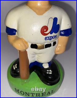 Vtg 1980's Montreal Expos MLB Baseball Sports Nodder Bobble Head 7.5 x 3.25