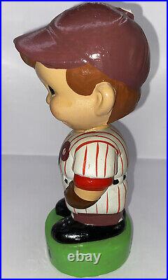 Vtg 1980's Philadelphia Phillies Baseball Sports Nodder Bobble Head 7.5 x 3.25