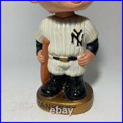 Vtg 60s New York Yankees MLB Bobblehead Japan 60s Nodder