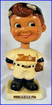 Vtg Minnesota Twins Bobble Head Nodder Square White Base 1961 Rare Figure