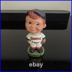 Washington Senators 1962 Nodder Bobble Head with Green Base in Exc Working Cond