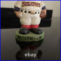 Washington Senators 1962 Nodder Bobble Head with Green Base in Exc Working Cond