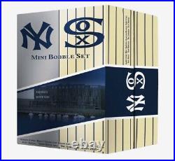White Sox & New York Yankees Dyersville Cornfield Mini Bobblehead Boxed Set