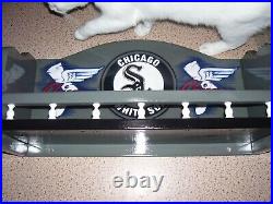 White Sox bobble head display shelf