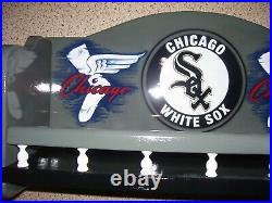 White Sox bobble head display shelf