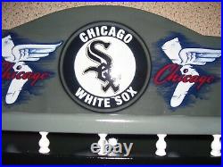 White Sox bobble head display shelf